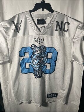 Rebel Vengeance Jersey with Light Blue Snake Streetwear